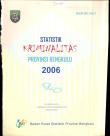 Bengkulu Province Criminality Statistics 2006