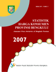 Statistik Harga Konsumen Provinsi Bengkulu Tahun 2007