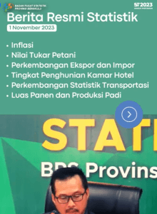 Berita Resmi Statistik 1 November 2023