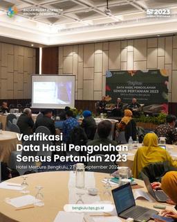 VERIFIKASI DATA HASIL PENGOLAHAN SENSUS PERTANIAN 2023