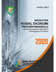 Indikator Sosial Ekonomi Tahun 2009 Provinsi Bengkulu