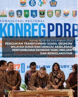 KONREG PDRB-ISE ACROSS SUMATERA IN 2024 IN JAMBI PROVINCE