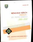 Rencana Kerja BPS Provinsi Bengkulu 2006