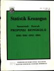 Regional Government Financial Statistics Of Bengkulu Province 1990-1993