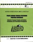 Profil Rumah Tangga Pertanian Provinsi Bengkulu ST2003 Lanjutan