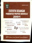 Statistik Keuangan Pemerintah Provinsi Bengkulu 2000