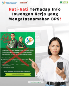 Pastikan Informasi Resmi Rekrutmen BPS