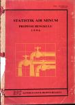 Statistik Air Minum Provinsi Bengkulu Tahun 1996