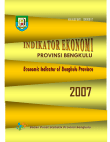 INDIKATOR EKONOMI PROVINSI BENGKULU TAHUN 2007