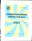 Bengkulu Province Drinking Water Statistics Year 2003