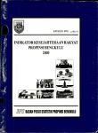 Statistik Indikator Kesejahteraan Rakyat Provinsi Bengkulu 2000