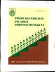 Produk Padi Dan Palawija Provinsi Bengkulu 2003