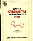 Bengkulu Province Criminality Statistics 2004