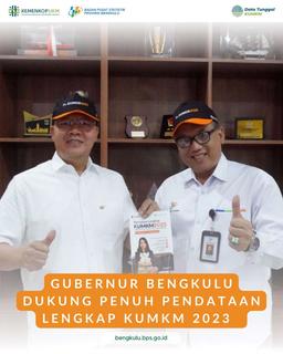 Himbauan Gubernur Bengkulu untuk Menyukseskan PL-KUMKM 2023