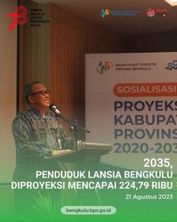 2035, BENGKULU'S ELDERLY POPULATION PROJECTION