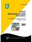 STATISTIK INDUSTRI BESAR DAN SEDANG PROVINSI BENGKULU TAHUN 2007