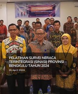 TRAINING FOR INTEGRATED BALANCE SHEET SURVEY OFFICERS BENGKULU PROVINCE 2024