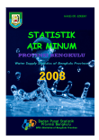 Statistik Air Minum Provinsi Bengkulu 2008