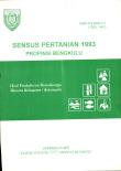 Agricultural Census 1993 Bengkulu Province