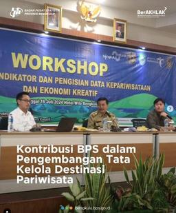 Kontribusi BPS dalam Pengembangan Tata Kelola Destinasi Pariwisata