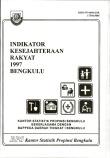 Indikator Kesejahteraan Rakyat Provinsi Bengkulu 1997