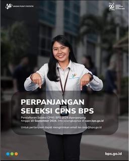 Perpanjangan Pendaftaran Seleksi CPNS BPS