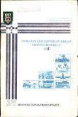 Indikator Kesejahteraan Rakyat Provinsi Bengkulu 2001